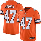 Nike Men & Women & Youth Broncos 47 Josey Jewell Orange Color Rush Limited Jersey,baseball caps,new era cap wholesale,wholesale hats